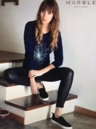 MARBLE LEATHER LOOK SKINNEYS freeshipping - Solitaire Fashions Darwen