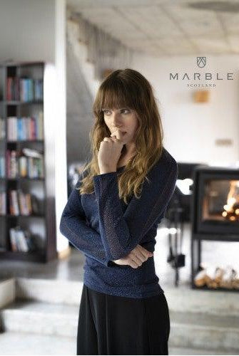 MARBLE Fine Knit Sweater M5802 freeshipping - Solitaire Fashions Darwen