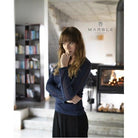 MARBLE Fine Knit Sweater  M5802 freeshipping - Solitaire Fashions Darwen