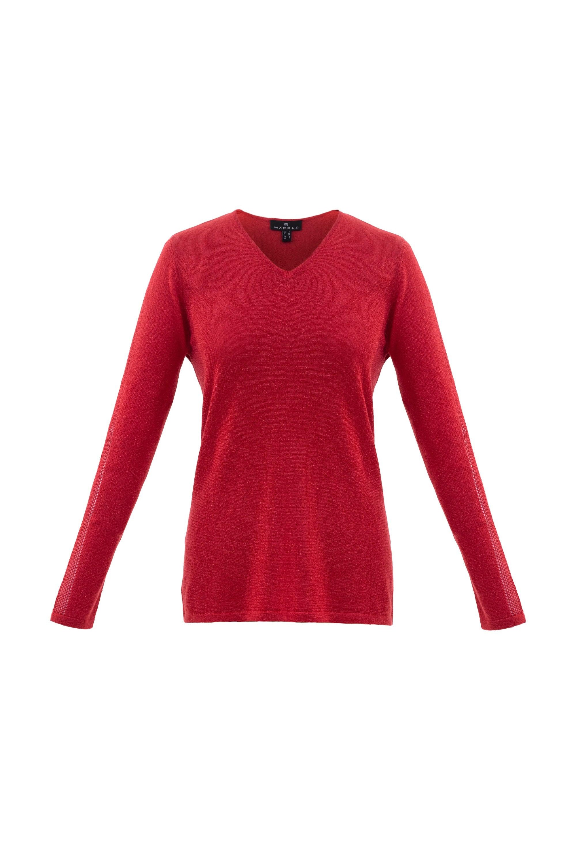 MARBLE Fine Knit Sweater M5802 freeshipping - Solitaire Fashions Darwen