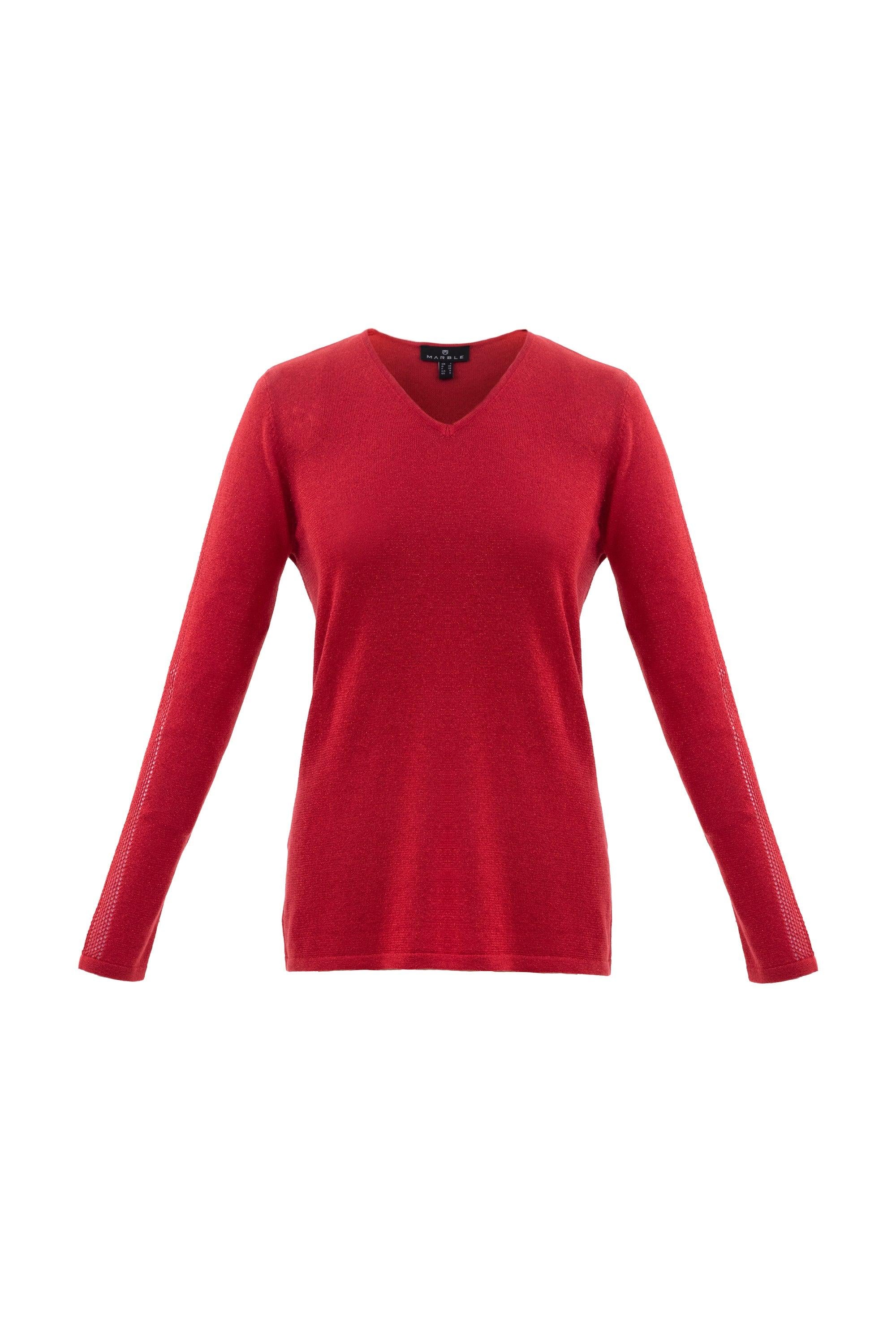 MARBLE Fine Knit Sweater  M5802 freeshipping - Solitaire Fashions Darwen