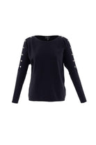 MARBLE KNITWEAR EYELET JUMPER 5811 freeshipping - Solitaire Fashions Darwen