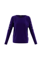 MARBLE KNITWEAR EYELET JUMPER 5811 freeshipping - Solitaire Fashions Darwen