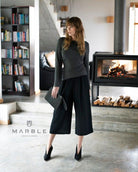 MARBLE  TROUSERS /CULOTTES 5950 freeshipping - Solitaire Fashions Darwen