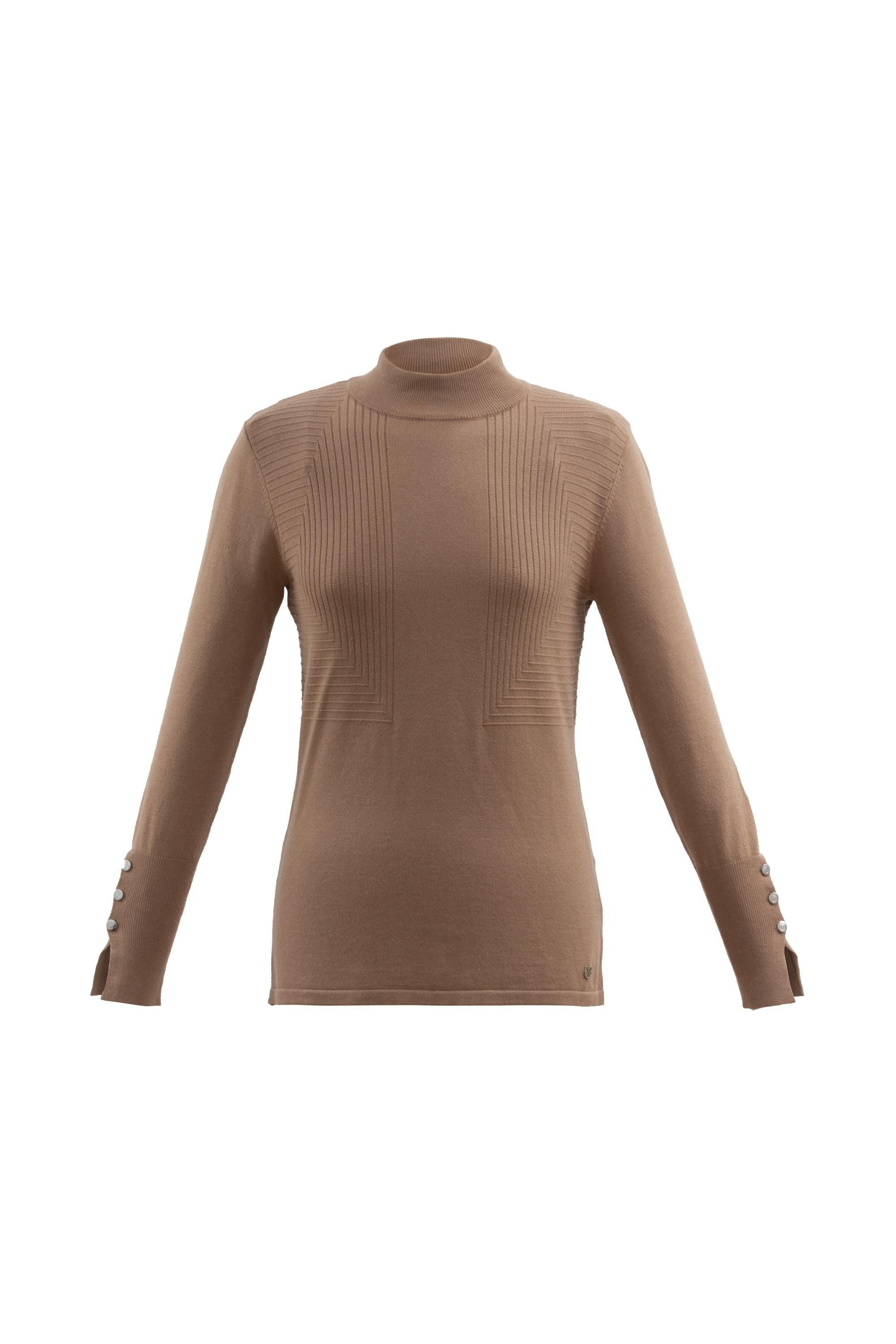 Marble Rib Knit Sweater M6315 freeshipping - Solitaire Fashions Darwen