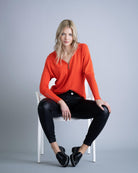 Marble soft knitted sweater M6323 freeshipping - Solitaire Fashions Darwen