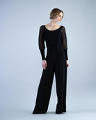 Marble Classic knitted sweater M6324 Black freeshipping - Solitaire Fashions Darwen