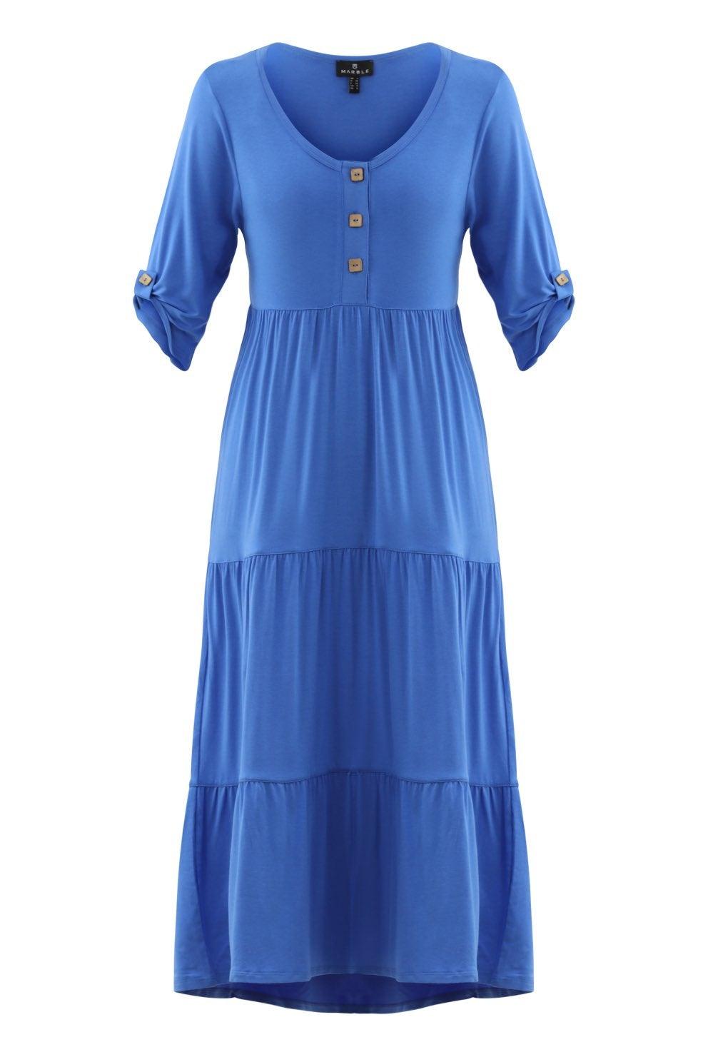 MARBLE Dress 6575 - Solitaire Fashions Darwen