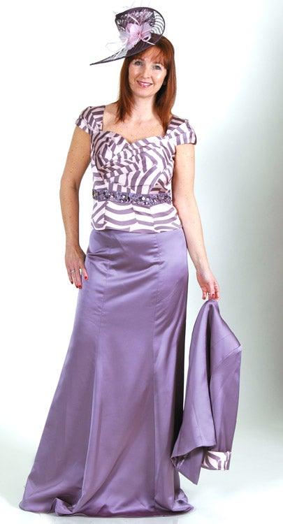 CABOTINE 3 PEIECE SUIT WITH LONG SKIRT freeshipping - Solitaire Fashions Darwen