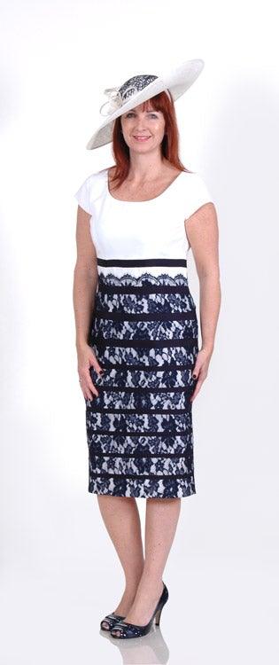 CONDICI CAP SLEEVE DRESS & JACKET freeshipping - Solitaire Fashions Darwen