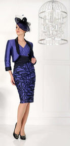 DRESS CODE CUMMERBUND DETAIL DRESS & JACKET freeshipping - Solitaire Fashions Darwen