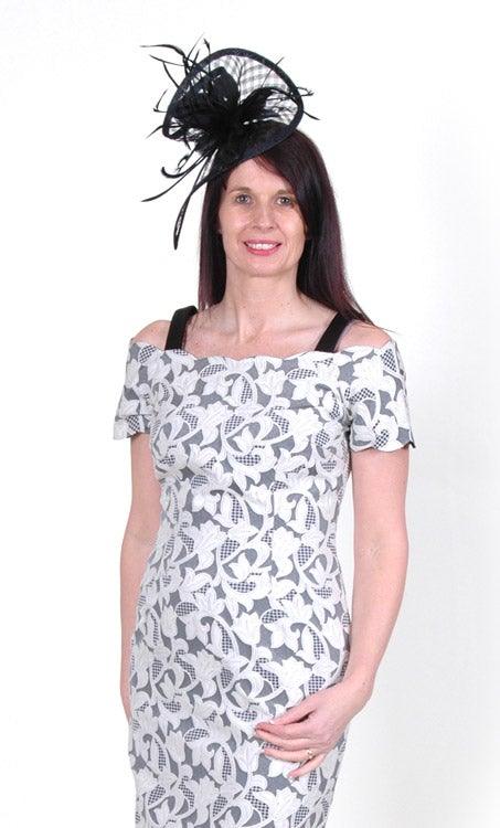 DRESS CODE OFF THE SHOULDER DRESS & JACKET freeshipping - Solitaire Fashions Darwen