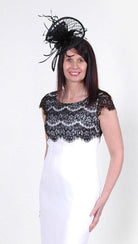 DRESS CODE LACE ENHANCED DRESS WITH WAIST LENGTH JACKET freeshipping - Solitaire Fashions Darwen