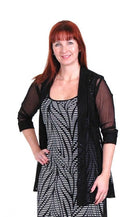 FRANK LYMAN OPEN MESH LACE JACKET freeshipping - Solitaire Fashions Darwen