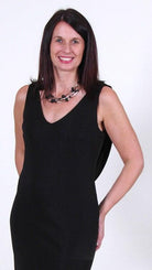 FRANK LYMAN V NECKLINE LONG DRESS freeshipping - Solitaire Fashions Darwen