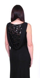 FRANK LYMAN V NECKLINE LONG DRESS freeshipping - Solitaire Fashions Darwen