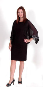 FRANK LYMAN CHIFFON OVERLAY DRESS freeshipping - Solitaire Fashions Darwen