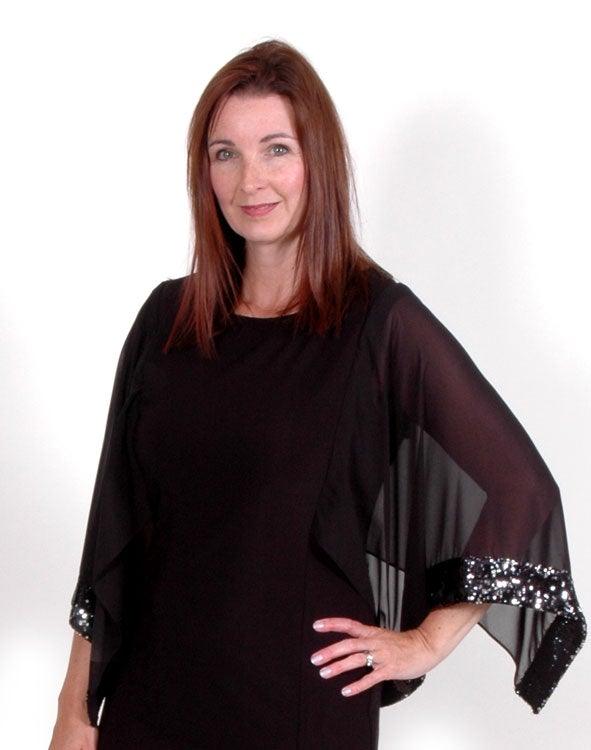 FRANK LYMAN CHIFFON OVERLAY DRESS freeshipping - Solitaire Fashions Darwen