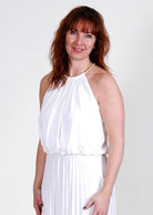FRANK LYMAN HALTER STYLE DRESS freeshipping - Solitaire Fashions Darwen