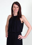 FRANK LYMAN HALTER STYLE DRESS freeshipping - Solitaire Fashions Darwen