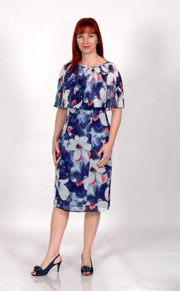 GINA BACCONI DRESS & CAPE freeshipping - Solitaire Fashions Darwen