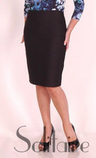 GINA BACCONI RIBBED PENCIL SKIRT freeshipping - Solitaire Fashions Darwen