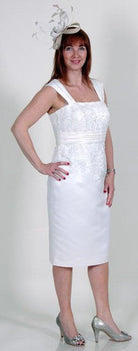 L’ATELIER DRESS & MANDARIN NECKLINE JACKET freeshipping - Solitaire Fashions Darwen