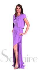 MASCARA JACKET & EVENING GOWN freeshipping - Solitaire Fashions Darwen