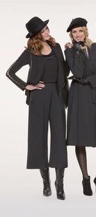 MICHAELA LOUISA BLACK CULOTTES freeshipping - Solitaire Fashions Darwen