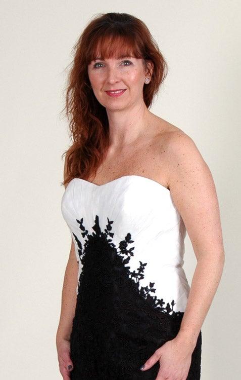 MORI LEE  V.M. EVENING GOWN DRESS freeshipping - Solitaire Fashions Darwen