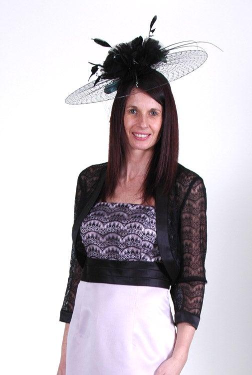 RENATA DRESS & SHEER LACE BOLERO freeshipping - Solitaire Fashions Darwen