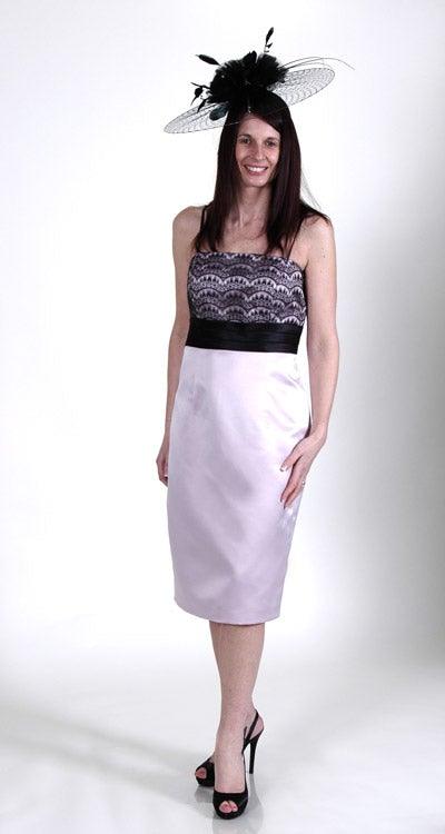 RENATA DRESS & SHEER LACE BOLERO freeshipping - Solitaire Fashions Darwen