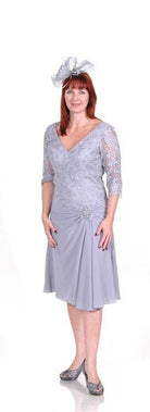 VENI INFANTINO DRESS & VOILE WATERFALL COAT freeshipping - Solitaire Fashions Darwen