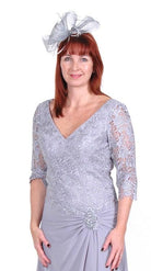 VENI INFANTINO DRESS & VOILE WATERFALL COAT freeshipping - Solitaire Fashions Darwen