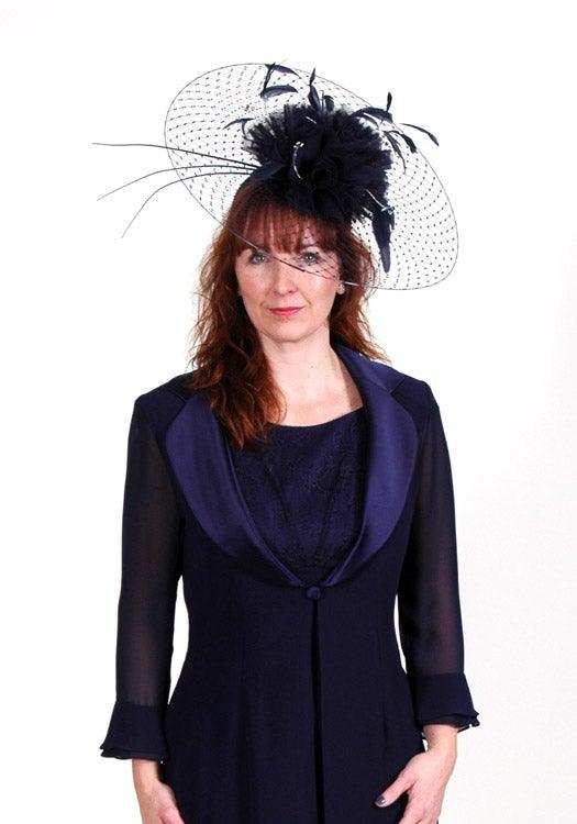 VENI INFANTINO DRESS & VOILE COAT freeshipping - Solitaire Fashions Darwen