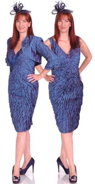 VENI INFANTINO DRESS & SHRUG JACKET freeshipping - Solitaire Fashions Darwen