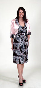 ZEILA CAP SLEEVE DRESS & JACKET freeshipping - Solitaire Fashions Darwen