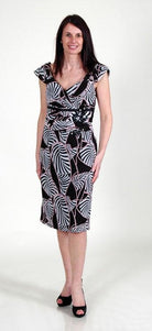 ZEILA CAP SLEEVE DRESS & JACKET freeshipping - Solitaire Fashions Darwen