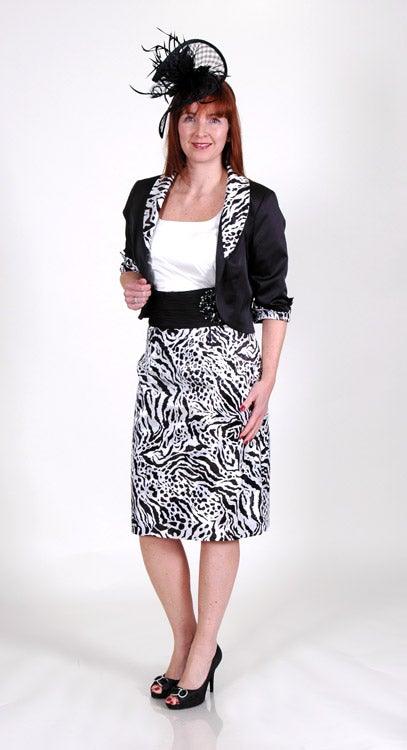 ZEILA MOTHER OF THE BRIDE/GROOM DRESS & JACKET freeshipping - Solitaire Fashions Darwen