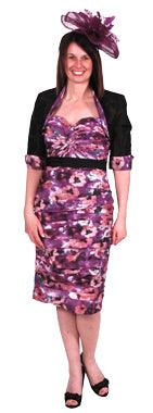 MASCARA DRESS & SHRUG freeshipping - Solitaire Fashions Darwen