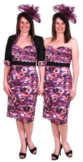 MASCARA DRESS & SHRUG freeshipping - Solitaire Fashions Darwen