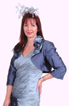 VENI INFANTINO LUXURY SILK DRESS & BOLERO JACKET freeshipping - Solitaire Fashions Darwen