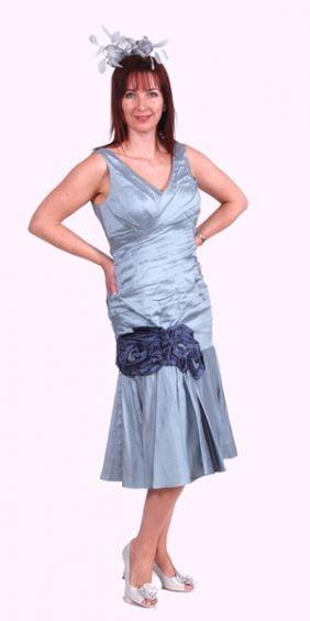 VENI INFANTINO LUXURY SILK DRESS & BOLERO JACKET freeshipping - Solitaire Fashions Darwen