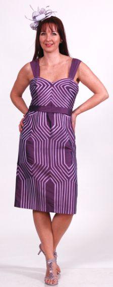 VENI INFANTINO LUXURY SILK DRESS & BOLERO JACKET freeshipping - Solitaire Fashions Darwen