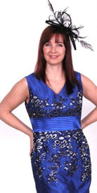 ZIELA DRESS & BOLERO JACKET WEDDING SUIT freeshipping - Solitaire Fashions Darwen