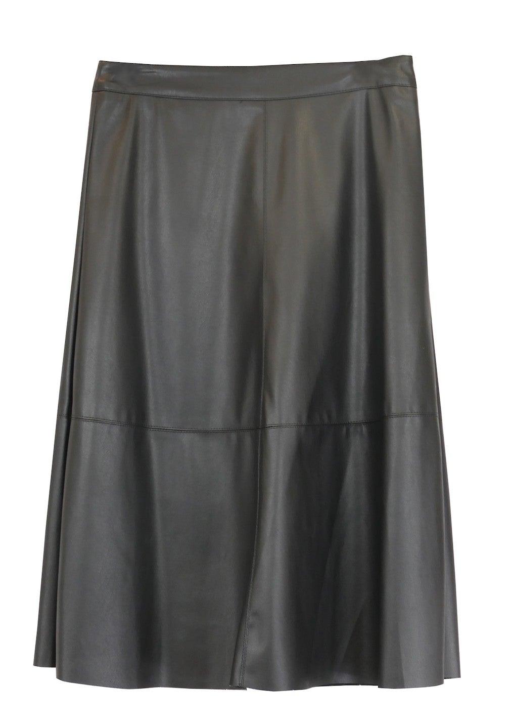 LIBRA FAUX LEATHER SKIRT 1184 BLACK freeshipping - Solitaire Fashions Darwen