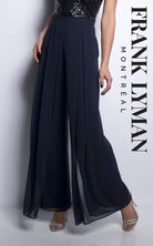 FRANK LYMAN VOILE OVERLAY TROUSERS NAVY 209227 freeshipping - Solitaire Fashions Darwen