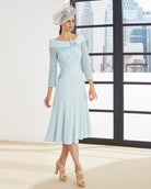 Rosa Clara Occasion Dress Aqua freeshipping - Solitaire Fashions Darwen