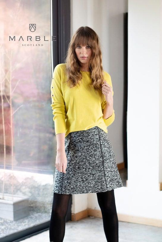 MARBLE SKIRT 5952 freeshipping - Solitaire Fashions Darwen