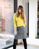 MARBLE SKIRT 5952 freeshipping - Solitaire Fashions Darwen